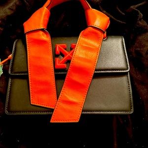 OFF WHITE JITNEY BAG BLACK/ORANGE